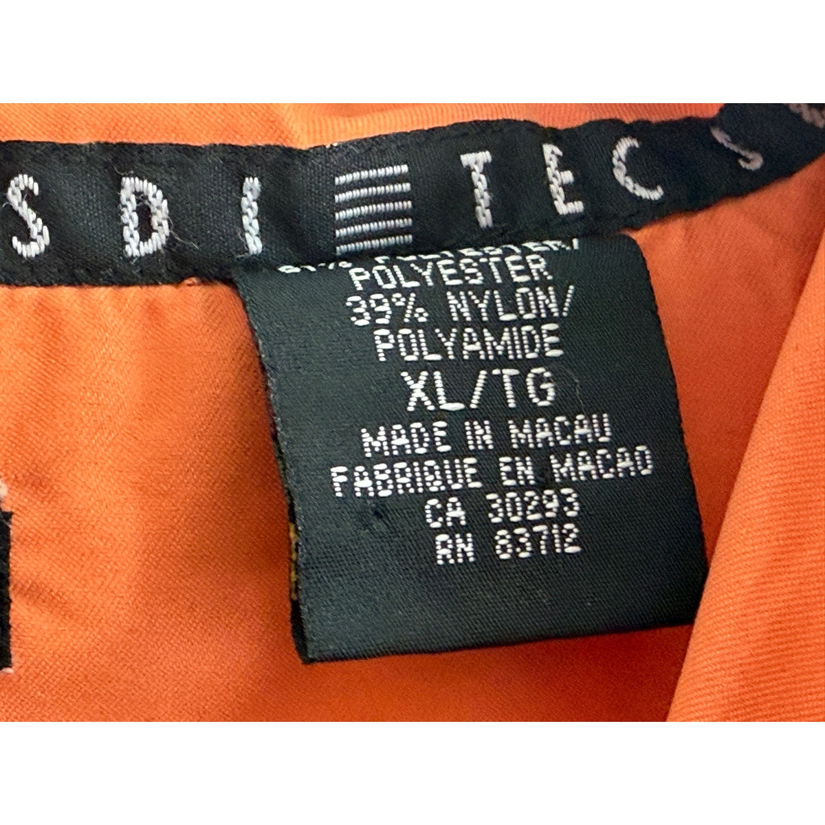 SDITEC 2005 US Open Pinehurst No 2 Golf Windbreaker Jacket Burnt Orange Men XL