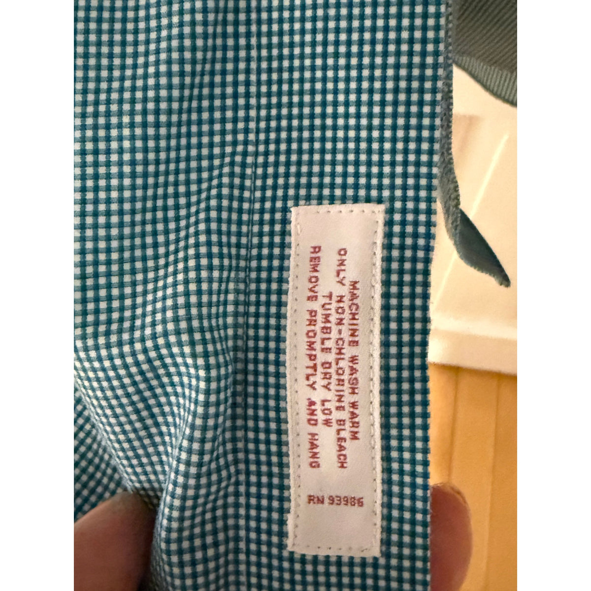 Brooks Brothers Blue Patterned Button-Up Shirt 16 1/2 - 34