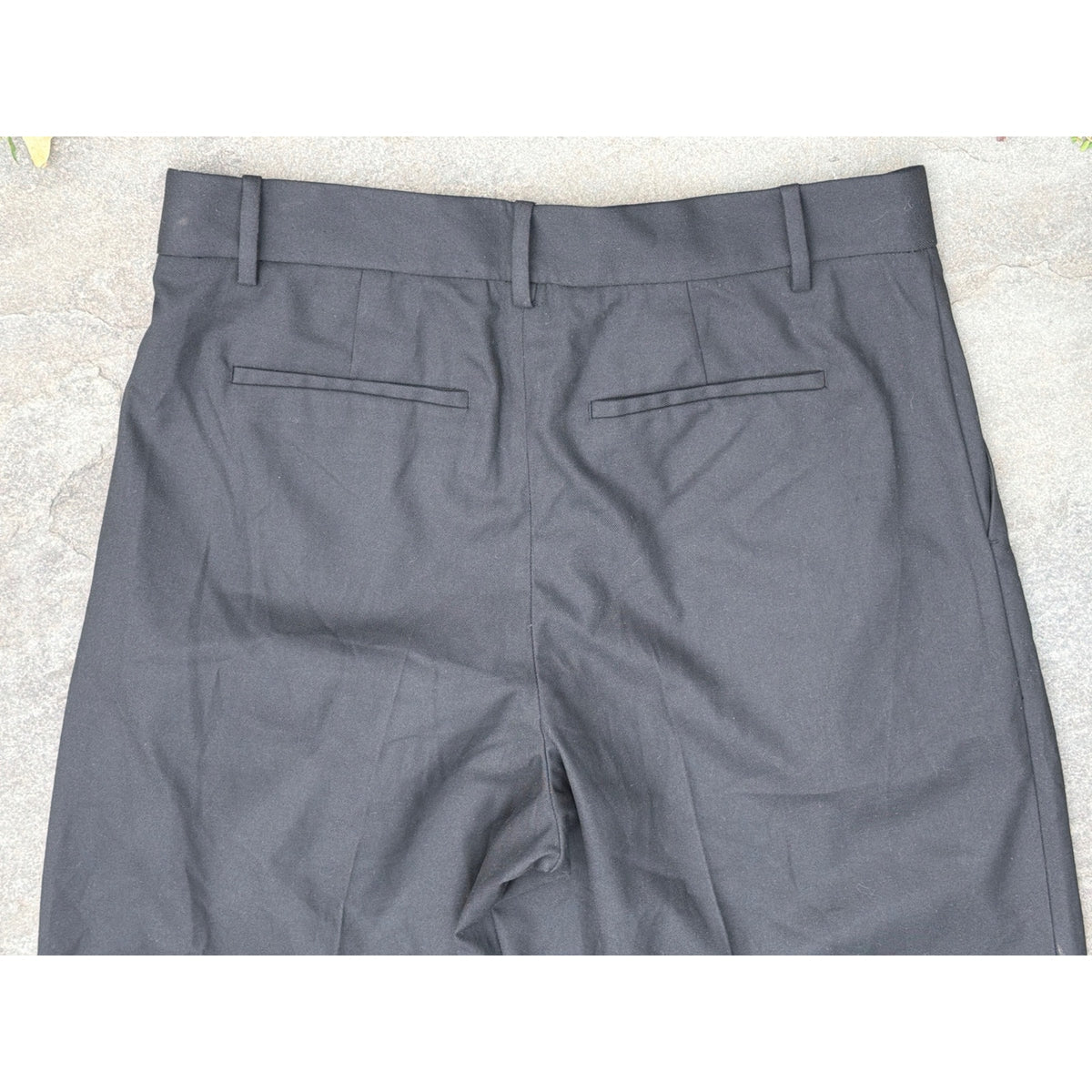 Madewell Pleated Harlow Wide-Leg Pants Black Size 10 NWT