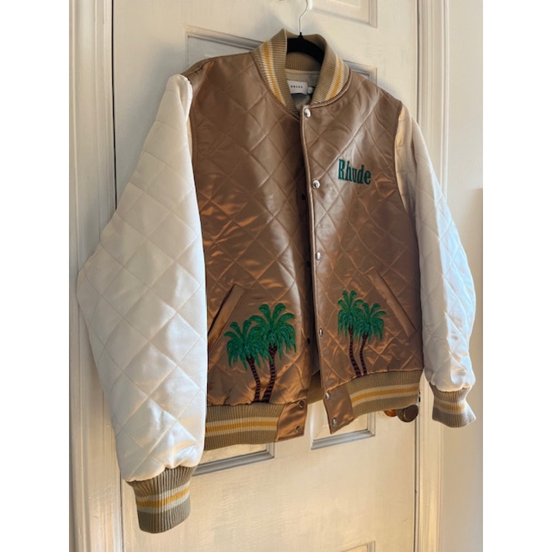 Rhude Bomber Jacket Port de Gustavis - Large NWT