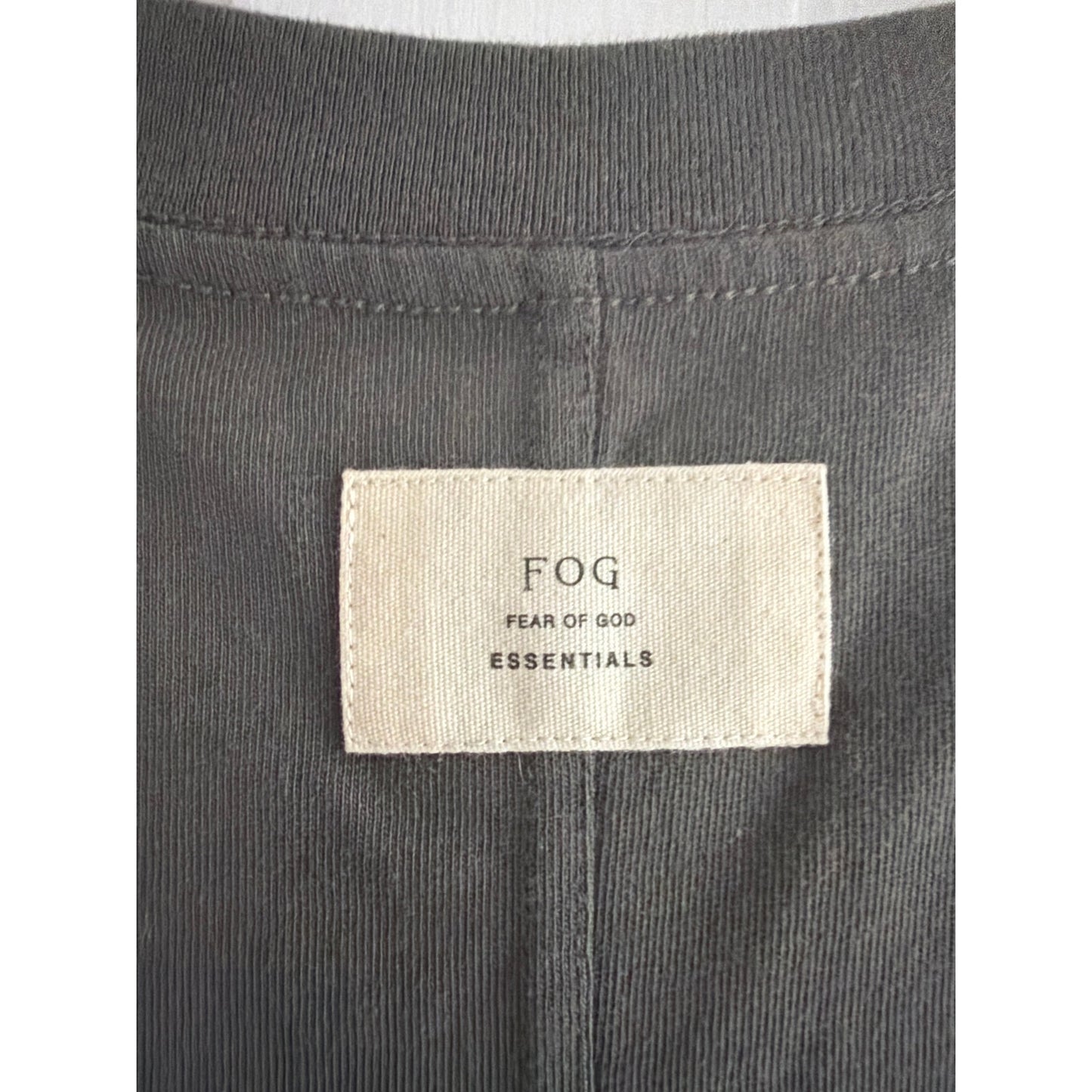 Fear of God Essentials Small Grey Short Sleeve T-Shirt