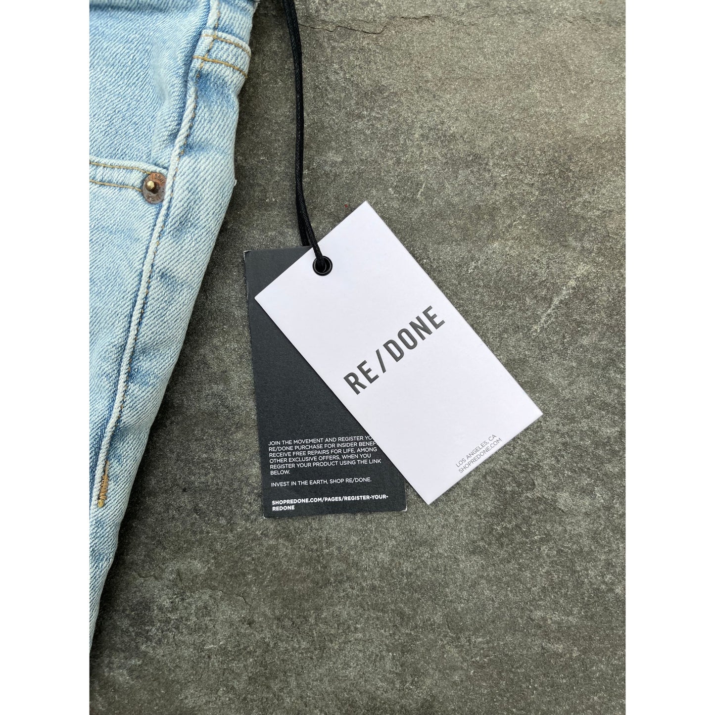 NWT RE/DONE 70s Stovepipe Jeans River Fade Light Wash 24 🦋
