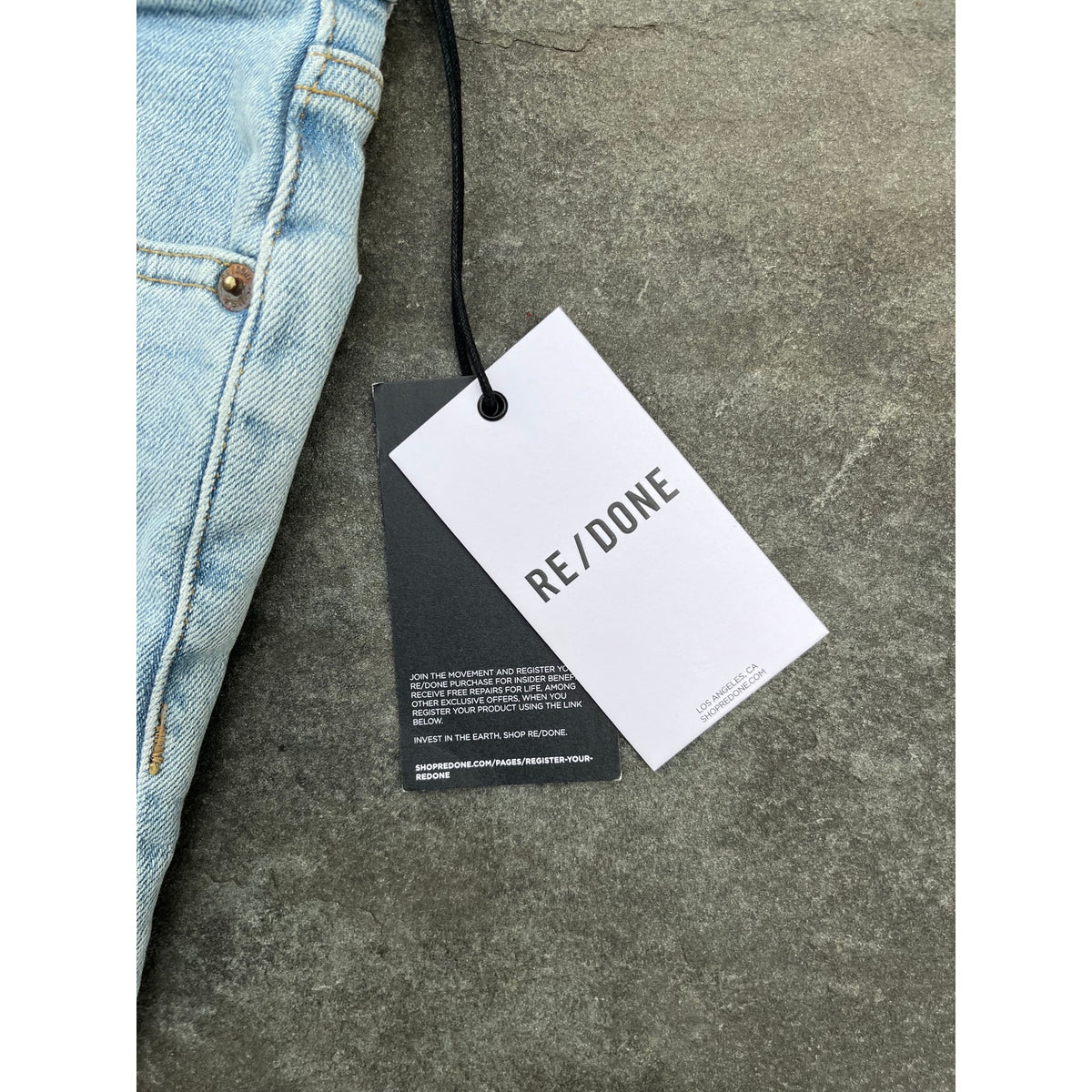 NWT RE/DONE 70s Stovepipe Jeans River Fade Light Wash 24 🦋