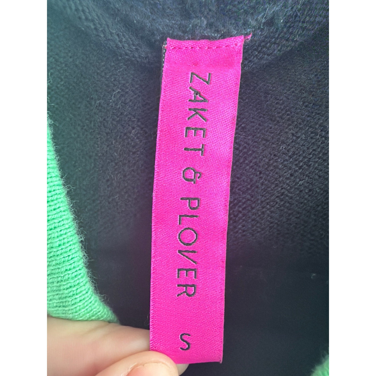 Zaket & Plover Cashmere-Blend Star Zip Knit Hoodie Size Small