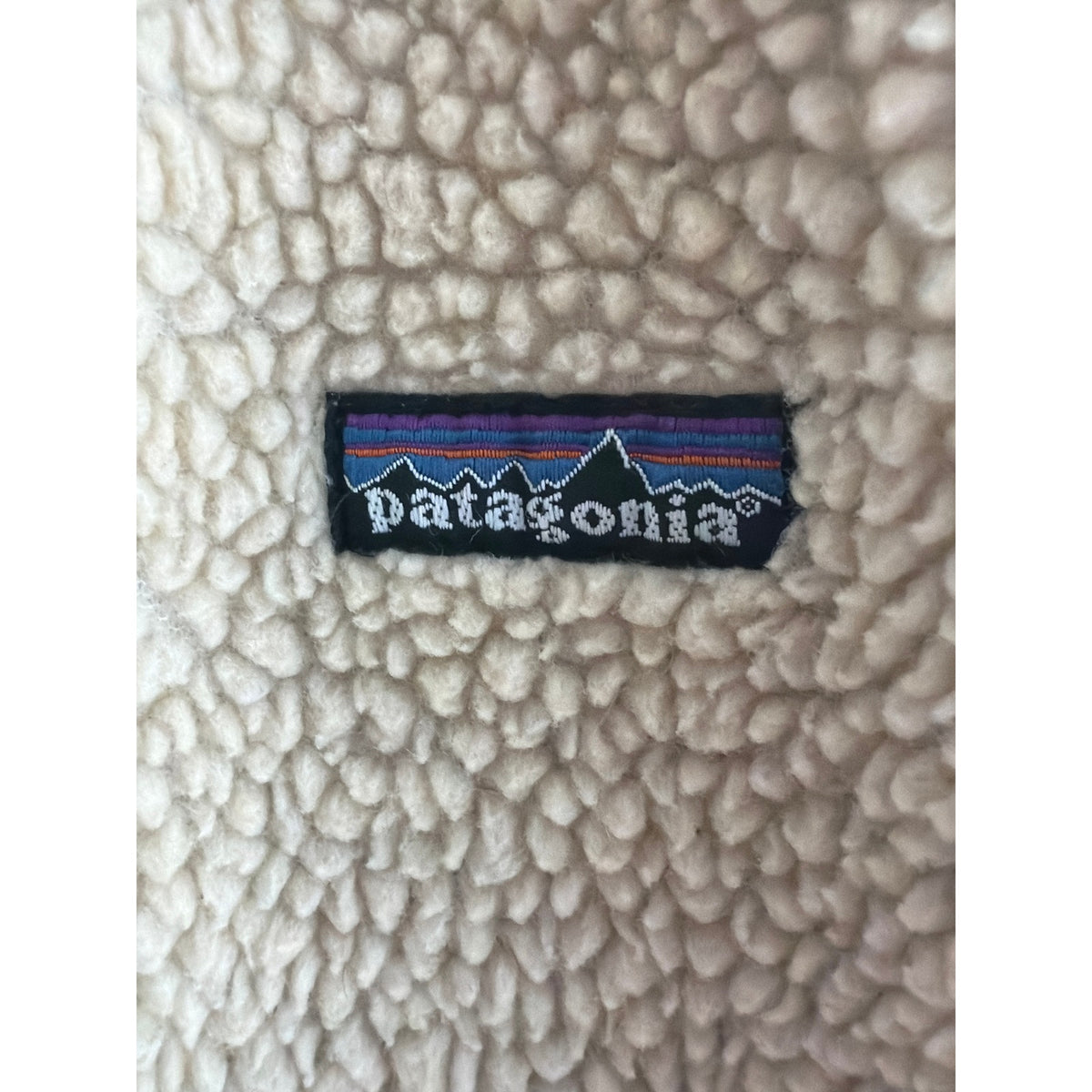 Patagonia Fleece Zip Jacket Cream & Beige  Women's Large