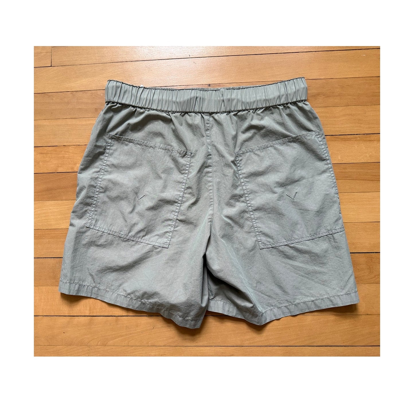 Hudson Jeans Cactus Collection Light Green Drawstring Shorts Small EUC