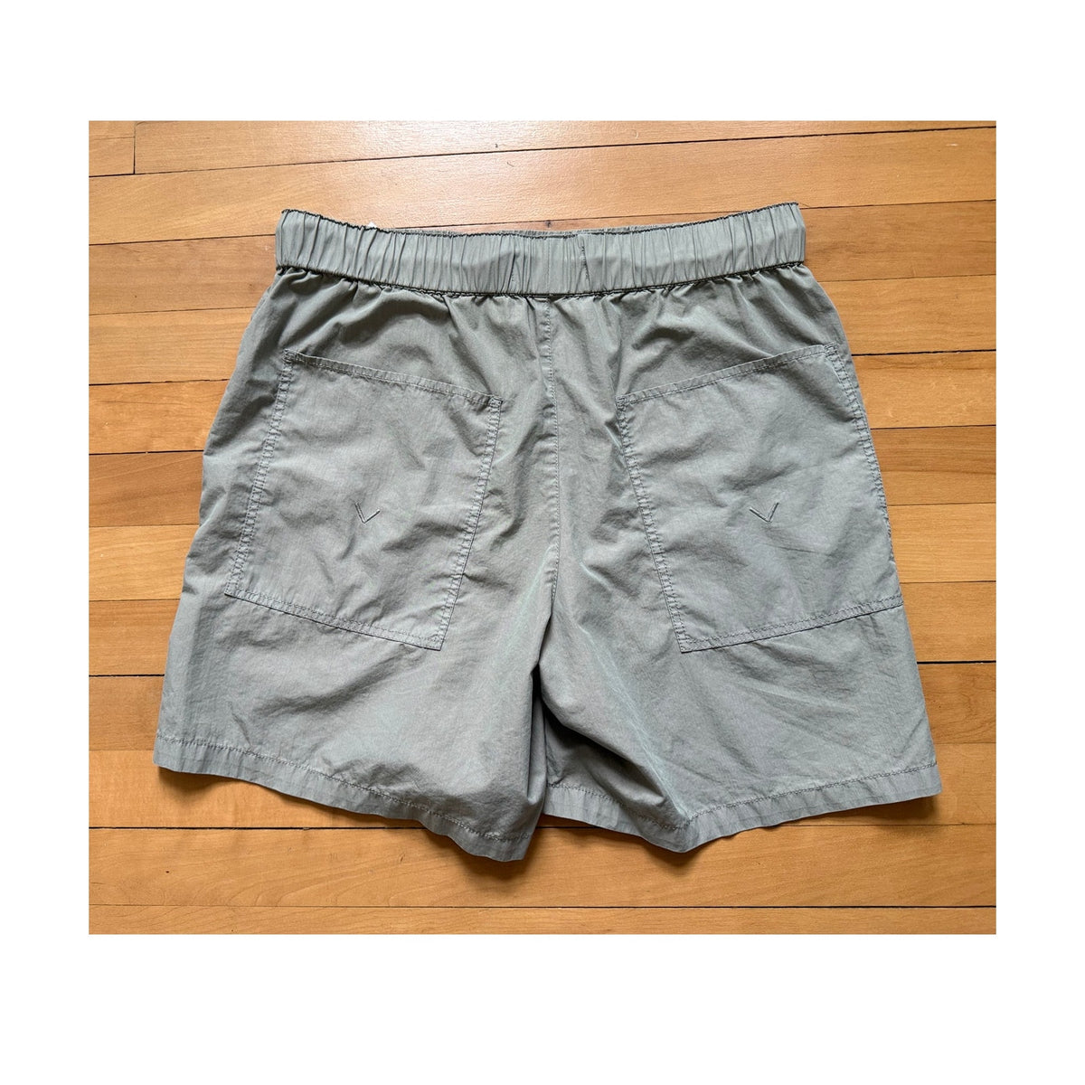 Hudson Jeans Cactus Collection Light Green Drawstring Shorts Small EUC