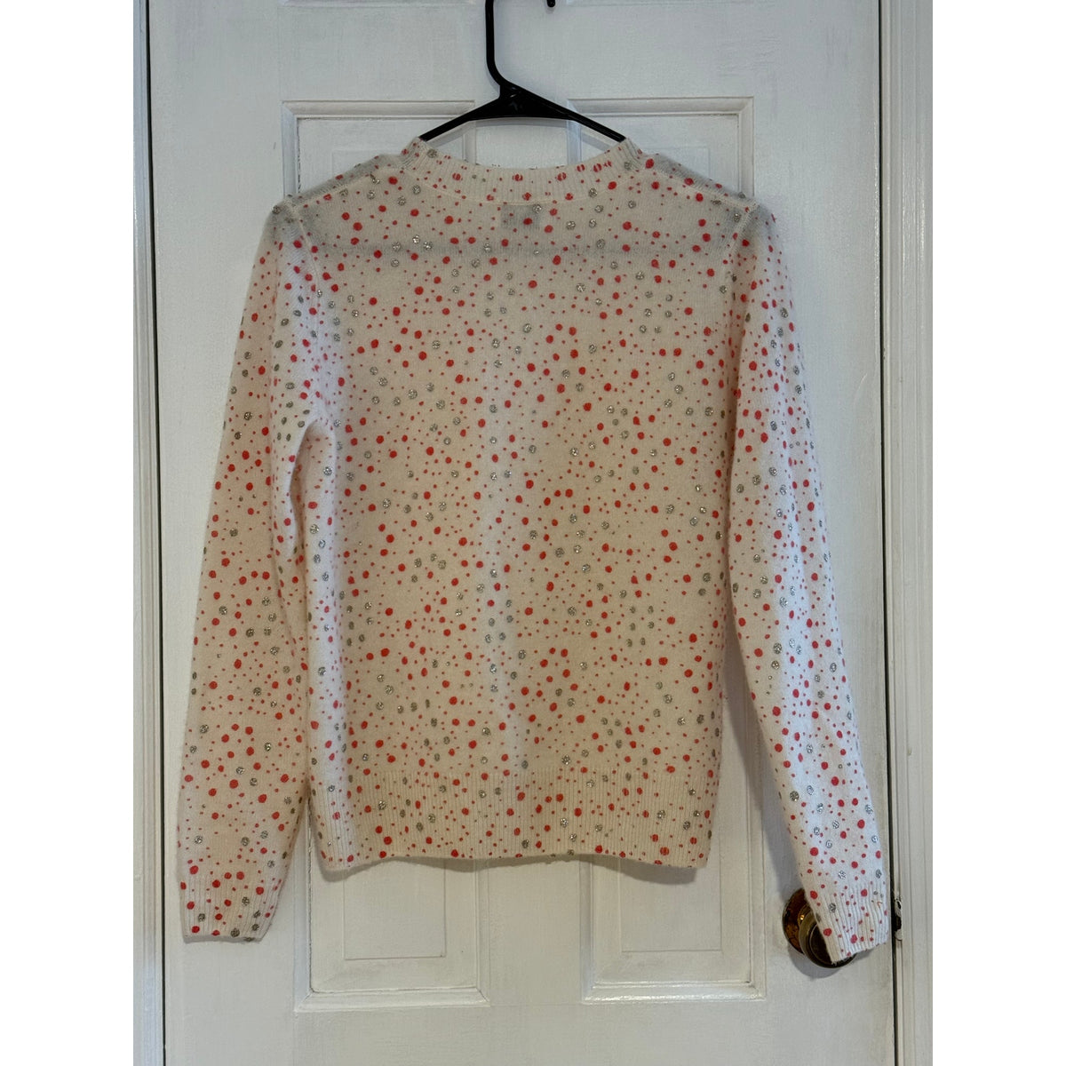 27 Miles Cashmere Sparkle Dot Sweater Size XS