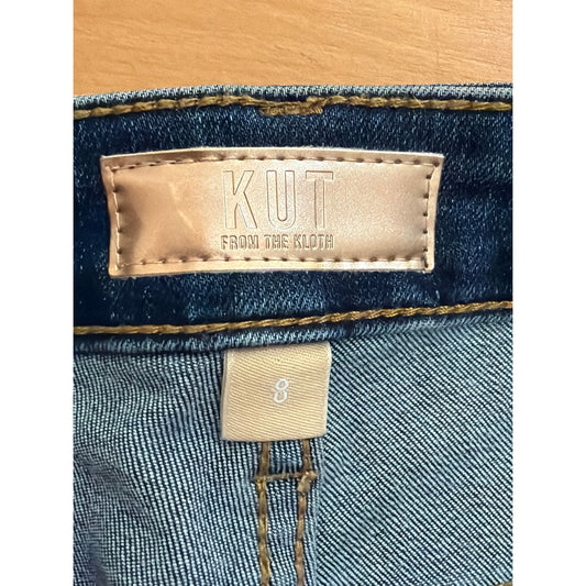 Kut From The Kloth Elizabeth High Rise Straight Leg Jeans Women's Size 8 EUC