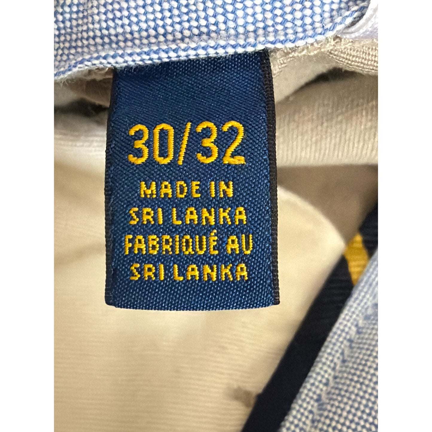 Polo Ralph Lauren "The Polo" Chino Size 30/32 Straight Fit