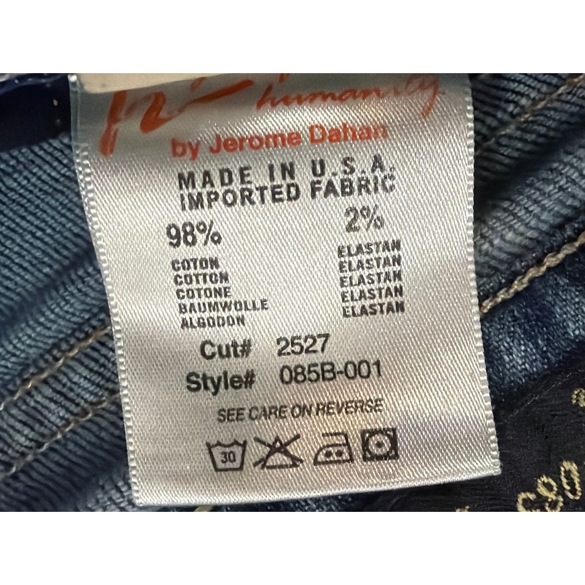 Vintage Citizens of Humanity MADE IN USA Mens Straight Leg Jeans Size 36 EUC