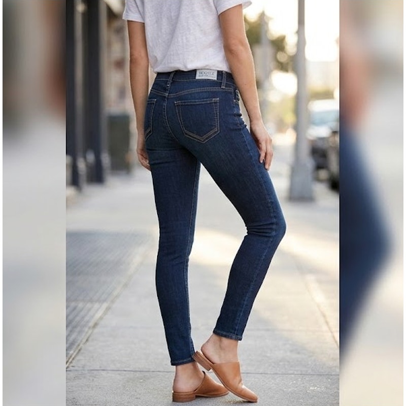 TEXTILE Elizabeth And James Size 28 Dark Wash Mid Rise Skinny Jeans