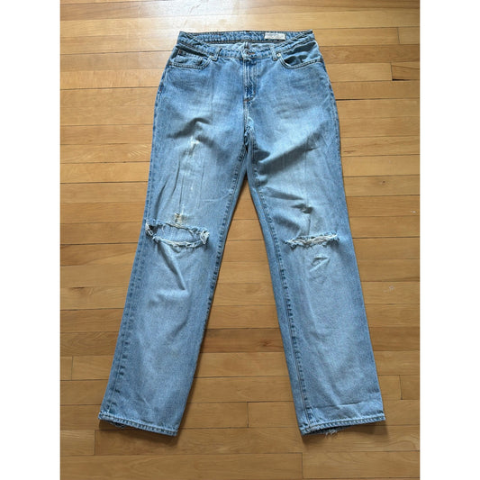 Vintage Polo Jeans Co Ralph Lauren 6L Light Wash Ripped Jeans