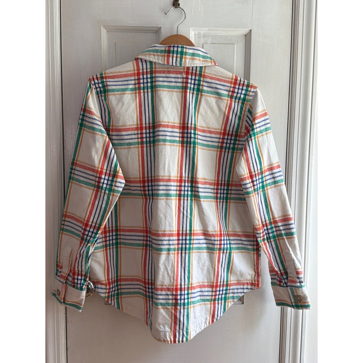olly Yeh Multicolor Plaid Flannel Button Down Shirt Medium