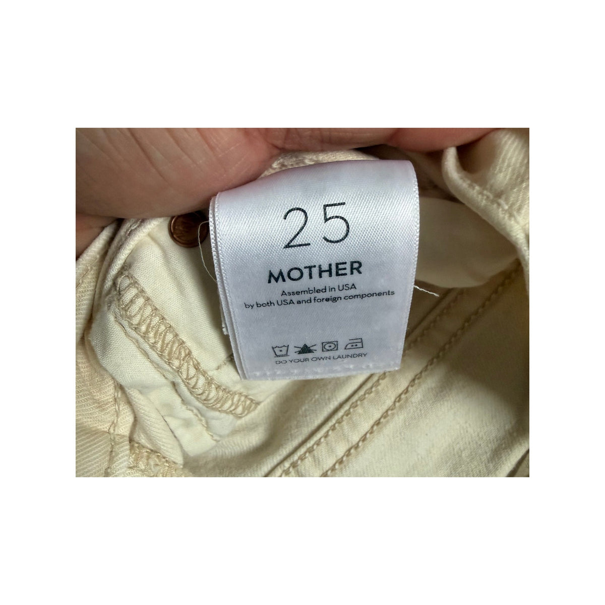 MOTHER The High Waisted Rascal Ankle Fray Size 25 | EUC