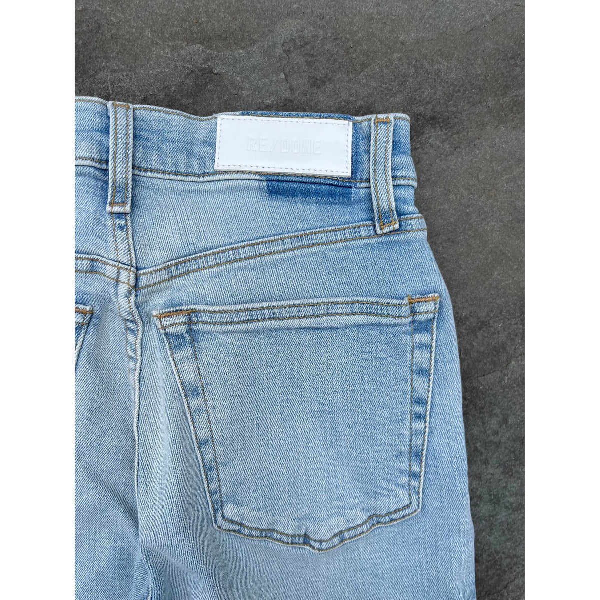 NWT RE/DONE 70s Stovepipe Jeans River Fade Light Wash 24 🦋