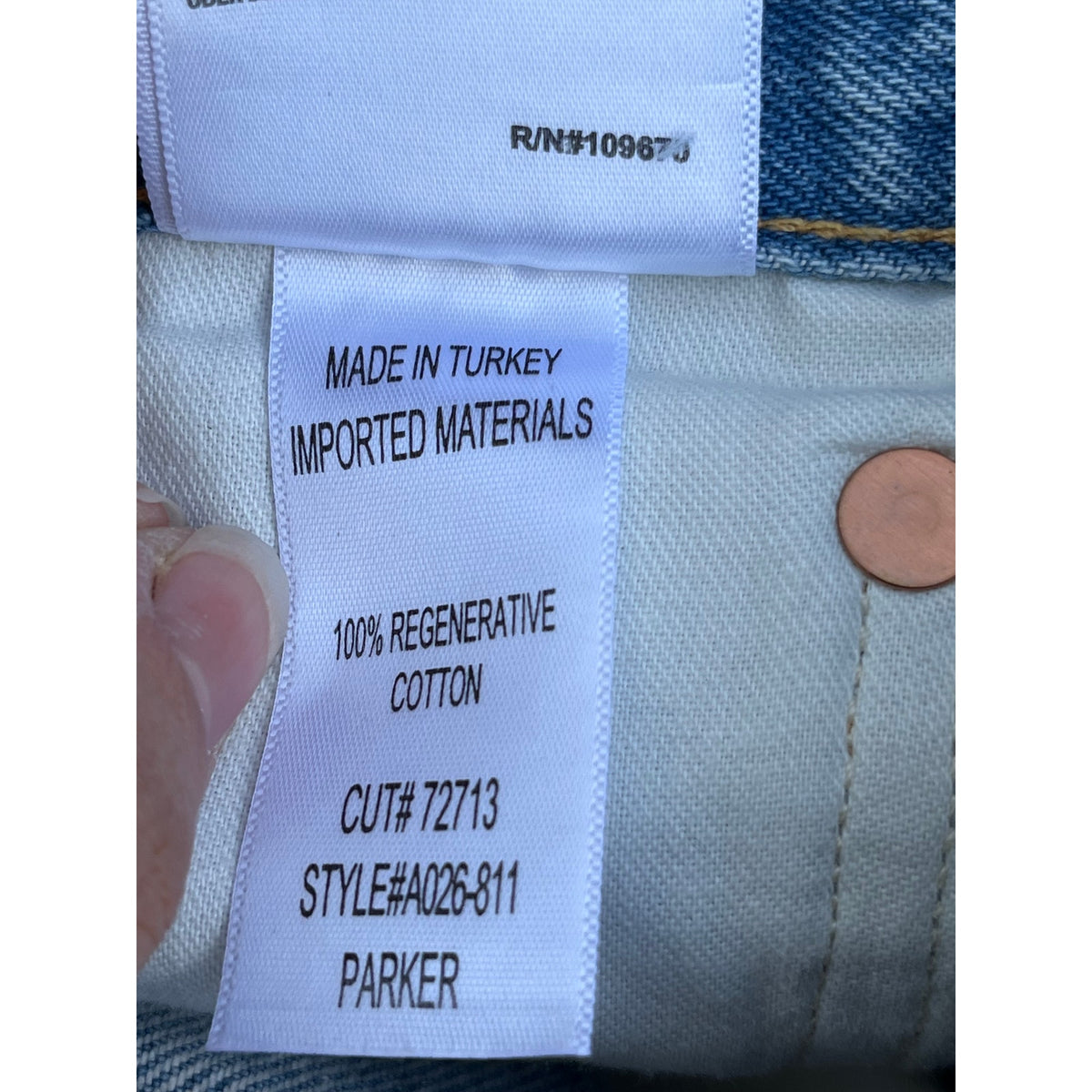 🌊 Agolde Parker Vintage Cut-Off Denim Shorts 24 🌊