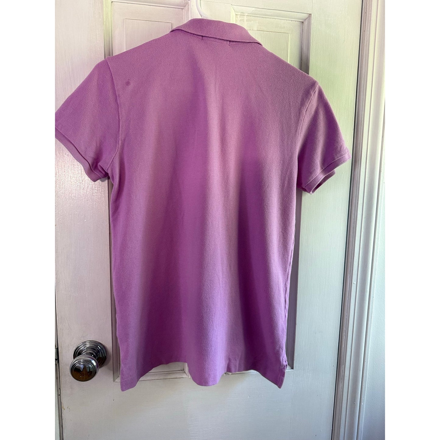 VINTAGE Polo Ralph Lauren Women’s Medium Pink Short Sleeve Polo Shirt EUC
