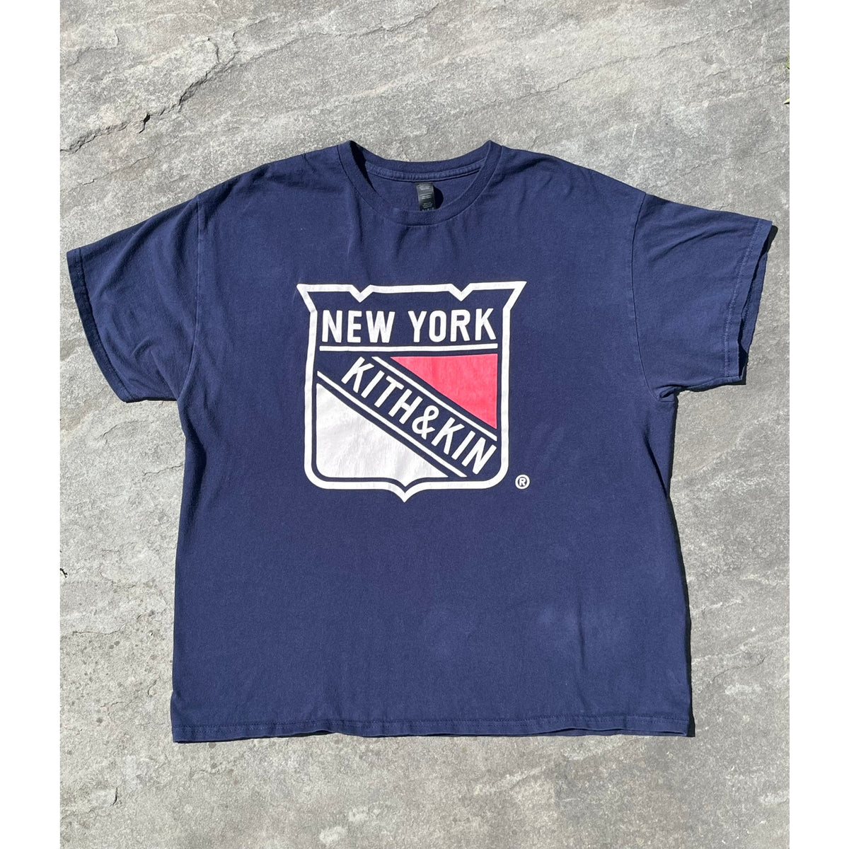 🏒 Kith x NY Rangers MSG Exclusive Box Logo Tee XL 🏒