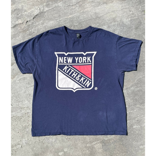 🏒 Kith x NY Rangers MSG Exclusive Box Logo Tee XL 🏒