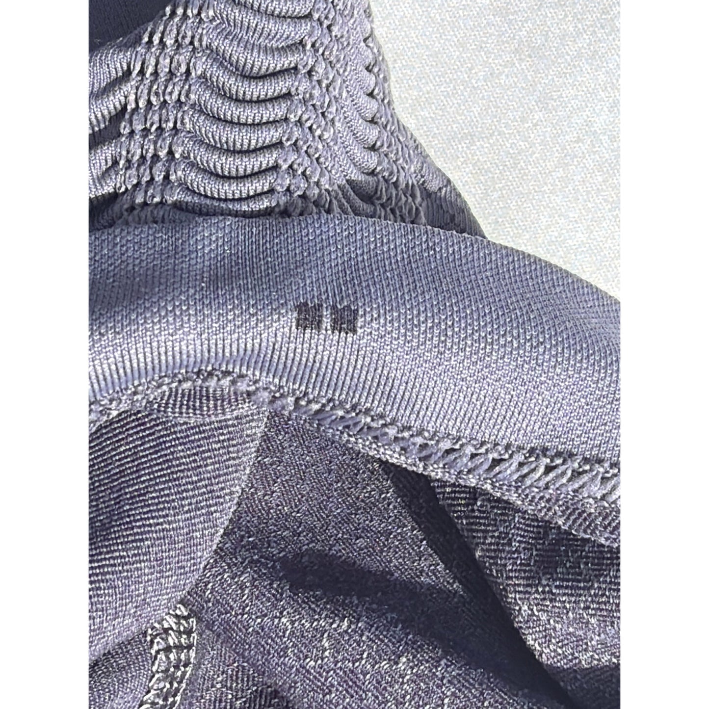 Lululemon Two Dot Muted Dark Purple Capri Scrunched Ankle Leggings