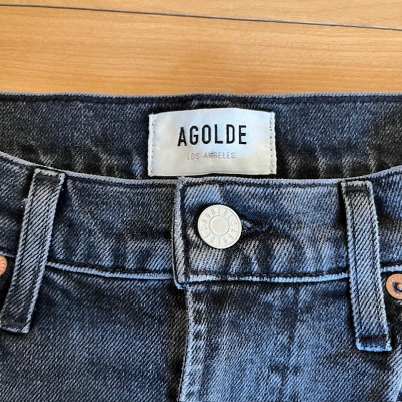 Agolde Black Jeans Size 27 - relaxed fit