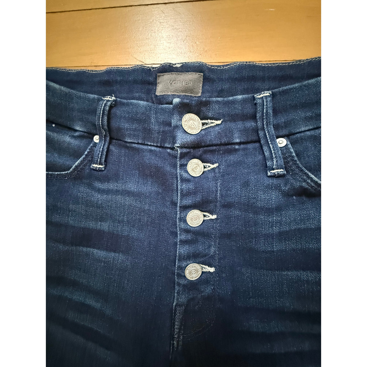 MOTHER The Pixie Ankle Fray Jeans Size 27 | City Sidewalks Wash EUC Skinny