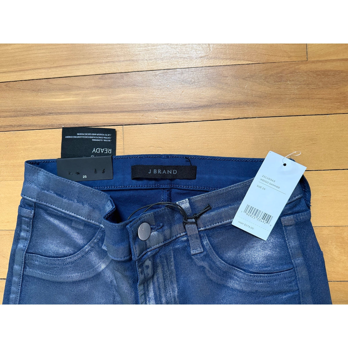 NWT J Brand Maria High-Rise Skinny Jeans – Indigo Shimmer
