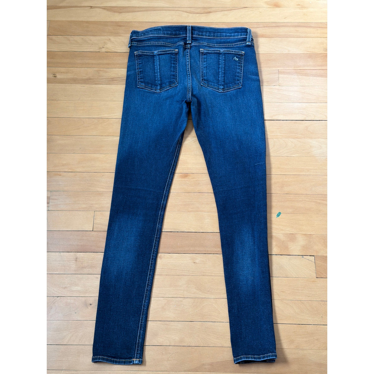 Rag & Bone Size 30 Skinny Dark Wash Low Rise Jean