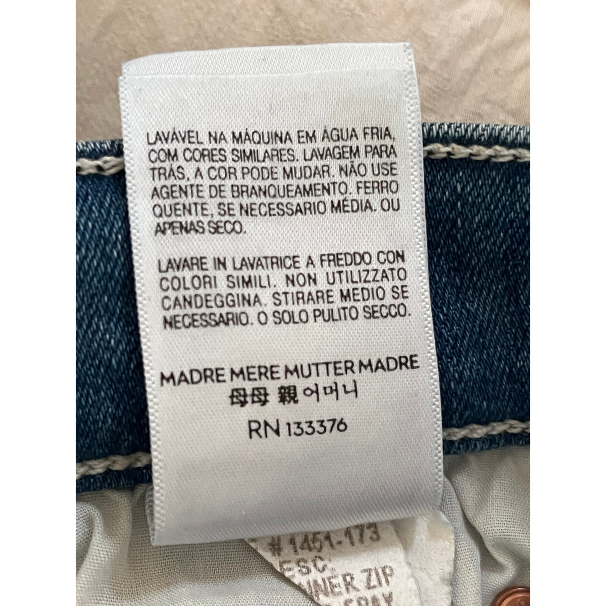 💙 MOTHER The Stunner Zip Ankle Step Fray Good Girls Do Blue Jeans Sz 27