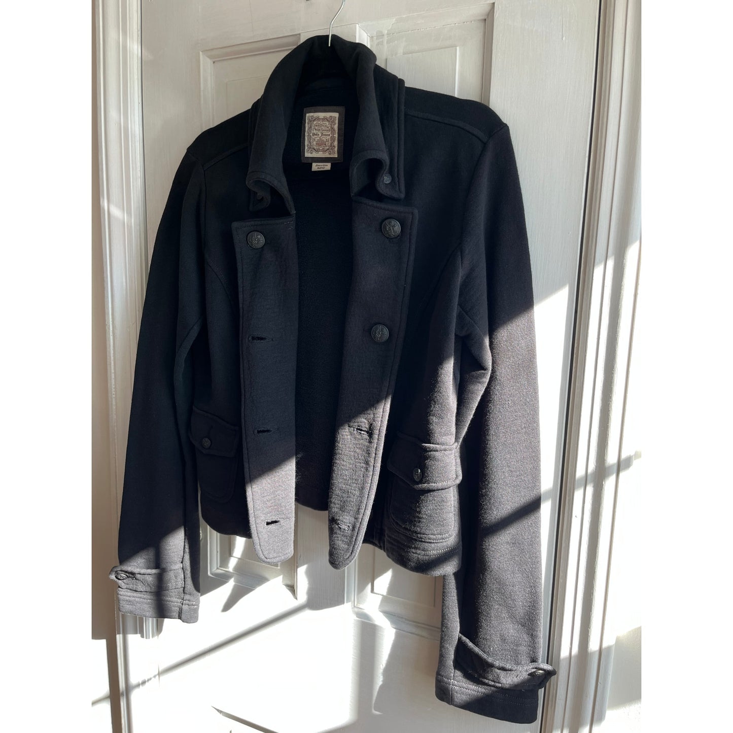 VTG Polo Jeans Co. Ralph Lauren Navy Algodon Peacoat | Anchor Buttons Size M