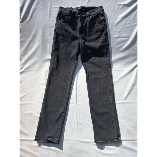 Denim Forum Size 26 90's Sculpt Mid-Rise Straight Black Jeans