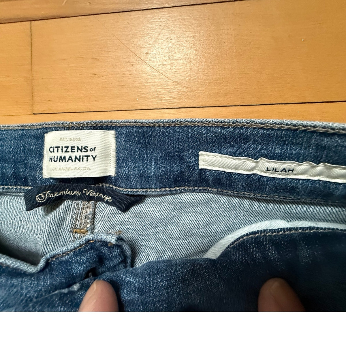 Citizens of Humanity Lilah High Rise Bootcut Flare Jeans Blue - Size 26 EUC