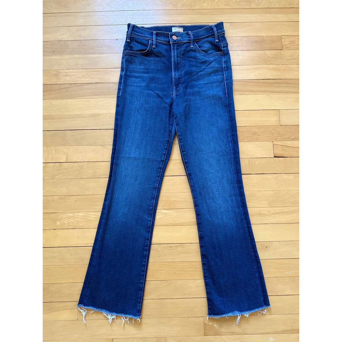 MOTHER The Hustler Ankle Fray Jeans Size 28 | Home Movies Wash EUC Bootcut