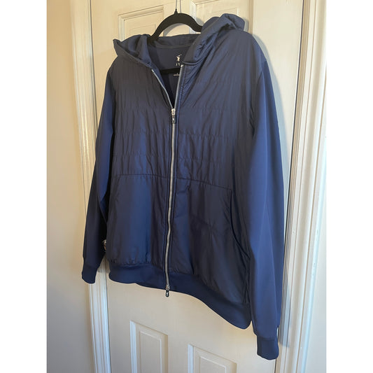 Fairway & Greene Men's Manhattan Hoodie - Marine Navy - Size Med - Excellent Condition