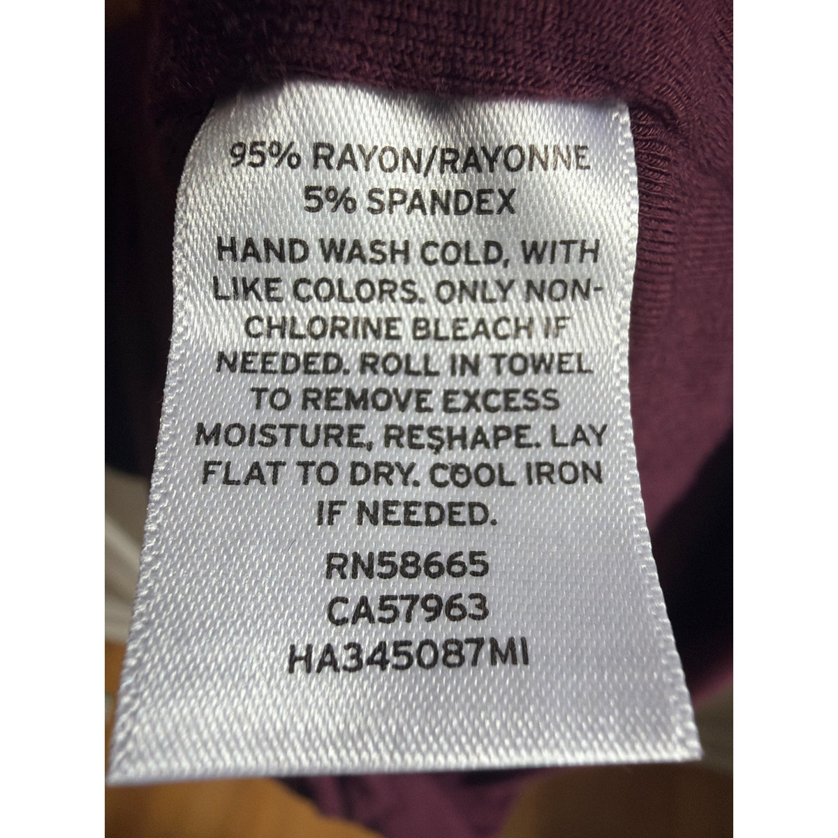 Halogen Size L Magenta Purple Scrunched Long Sleeve Mock Neck Dress