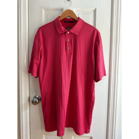 Vintage Red Nike Golf Tiger Woods Collection Polo Shirt Mens XLXL