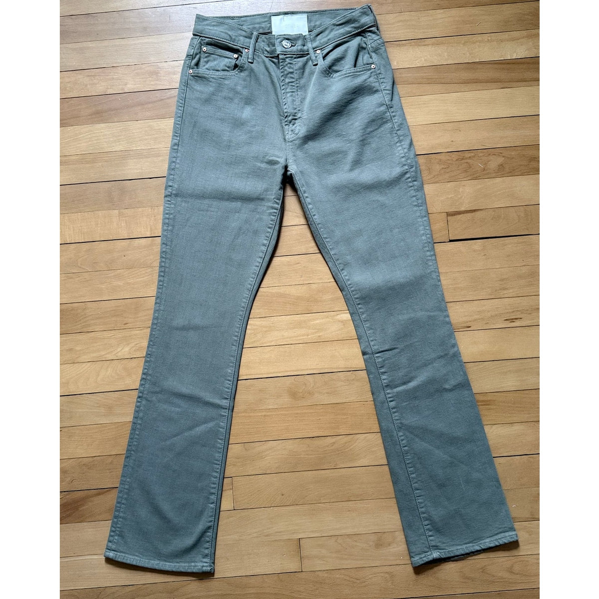 MOTHER Superior "The Insider Hover" Olive Jeans - Size 28 - EUC