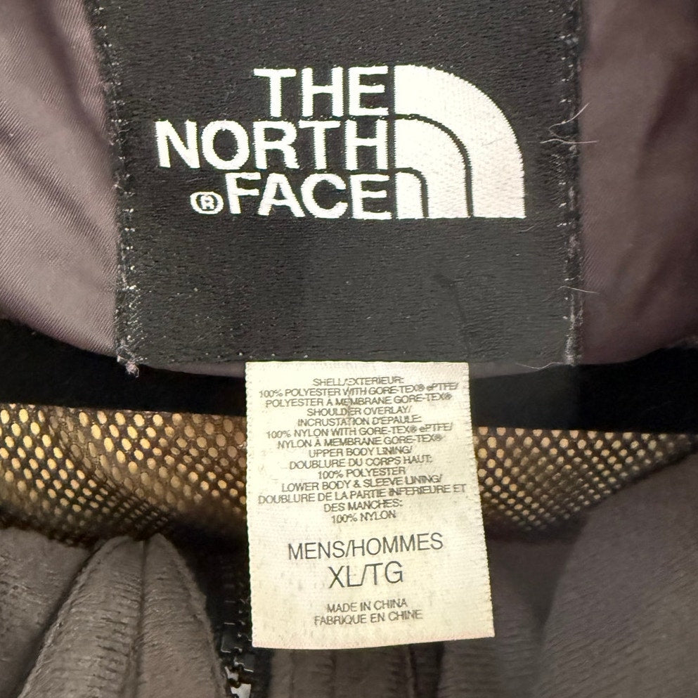 The North Face GORE-TEX Mountain Jacket Black Hooded Vents Men's XL EUC