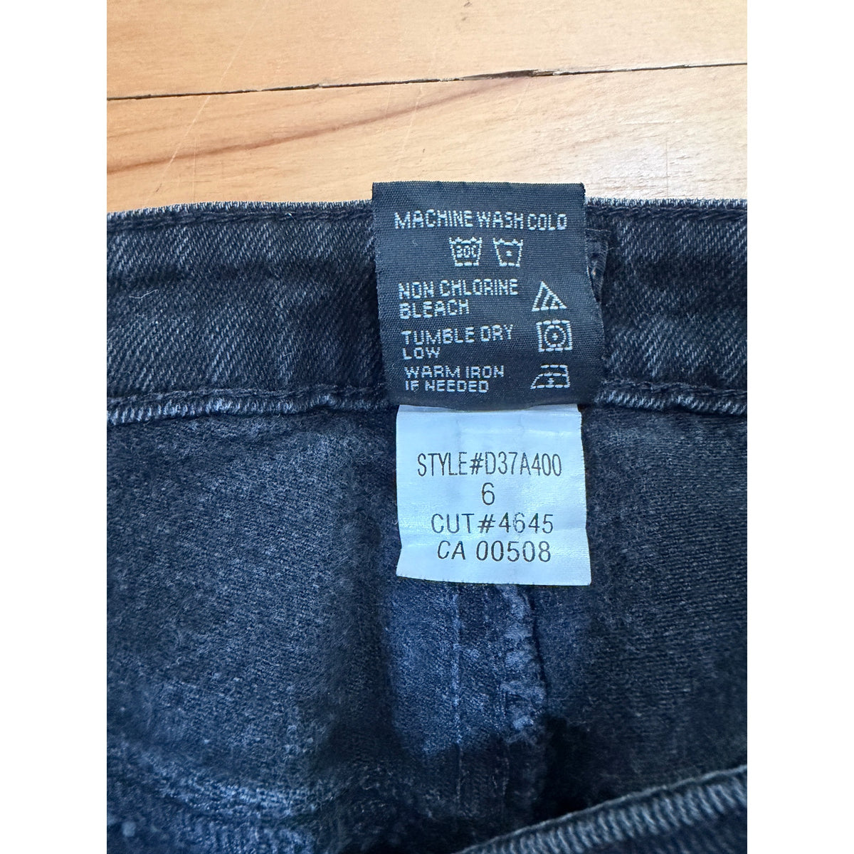 Vintage Anna Sui Jeans Size 6 Black Skinny Y2K Goth Indie EUC