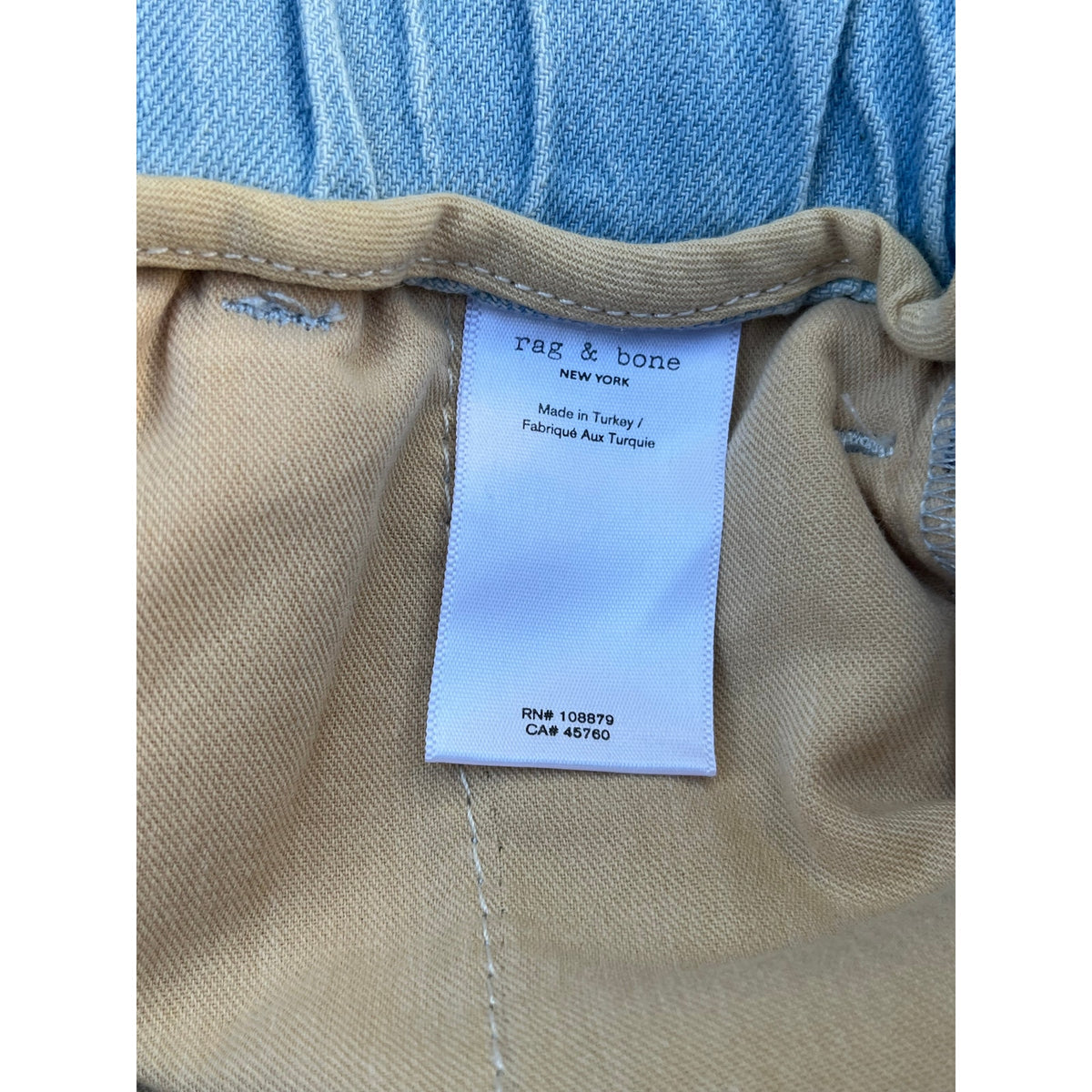 ✨ Rag & Bone High Rise Paperbag Elastic Waist Jeans 26 ✨