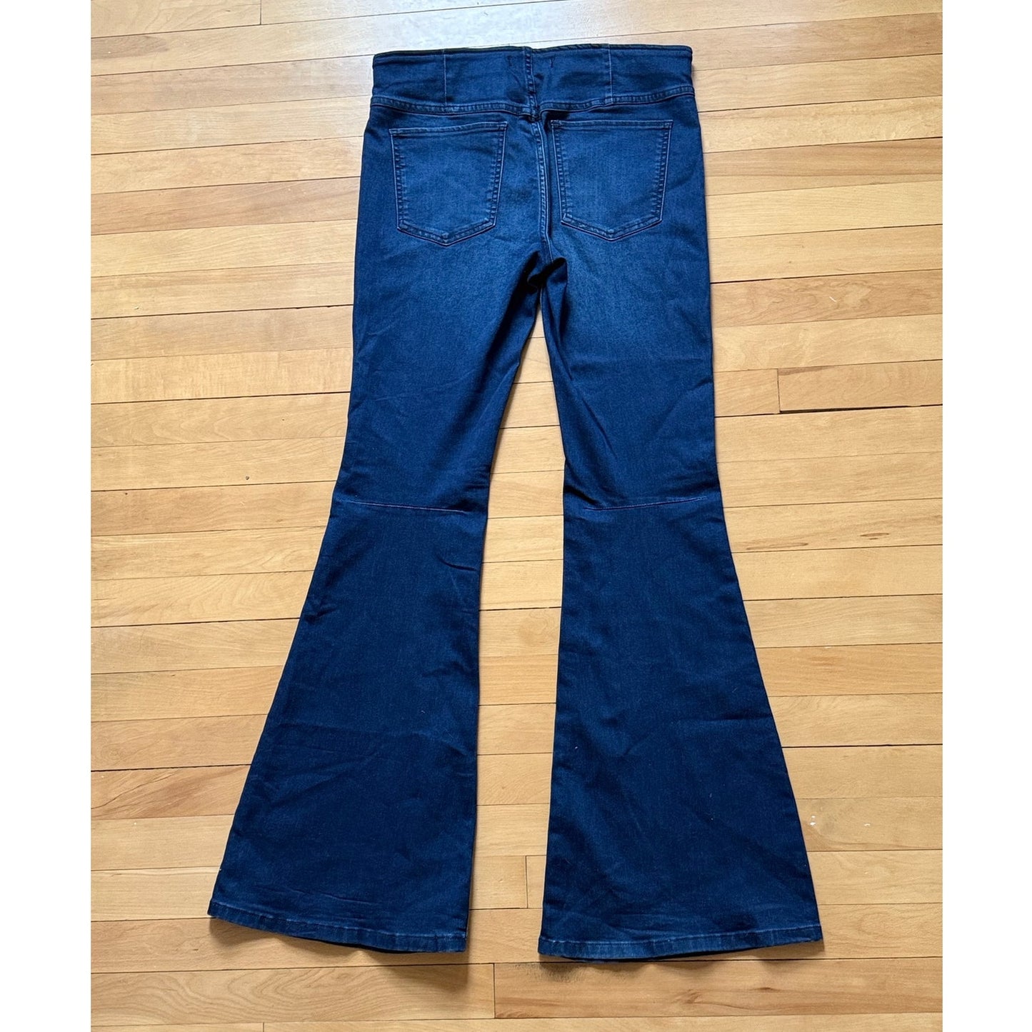 Free People Just Float On Flare Jeans - Dark Blue - Size 30 - EUC