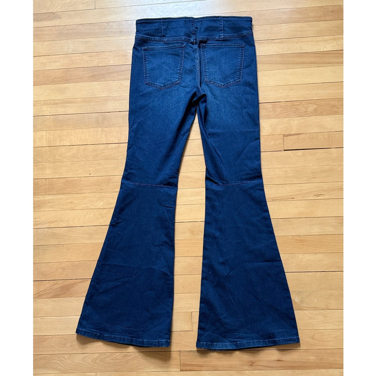 Free People Just Float On Flare Jeans - Dark Blue - Size 30 - EUC