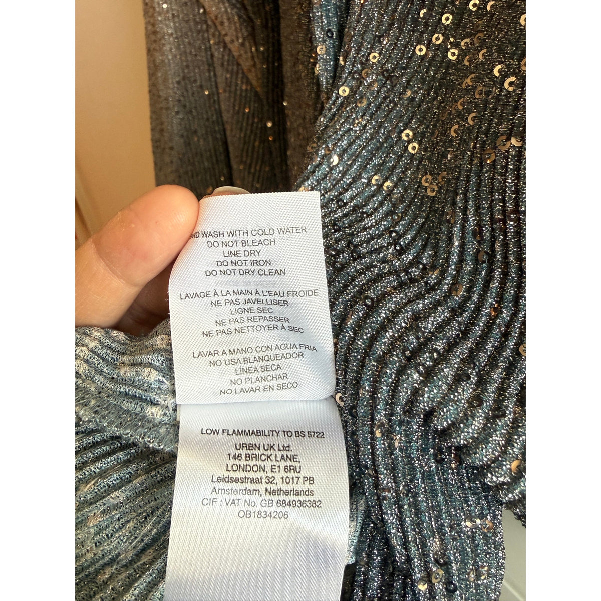 Anthropologie Sparkly Sequin Long Cardigan One Size - Stevie Nicks Boho Duster