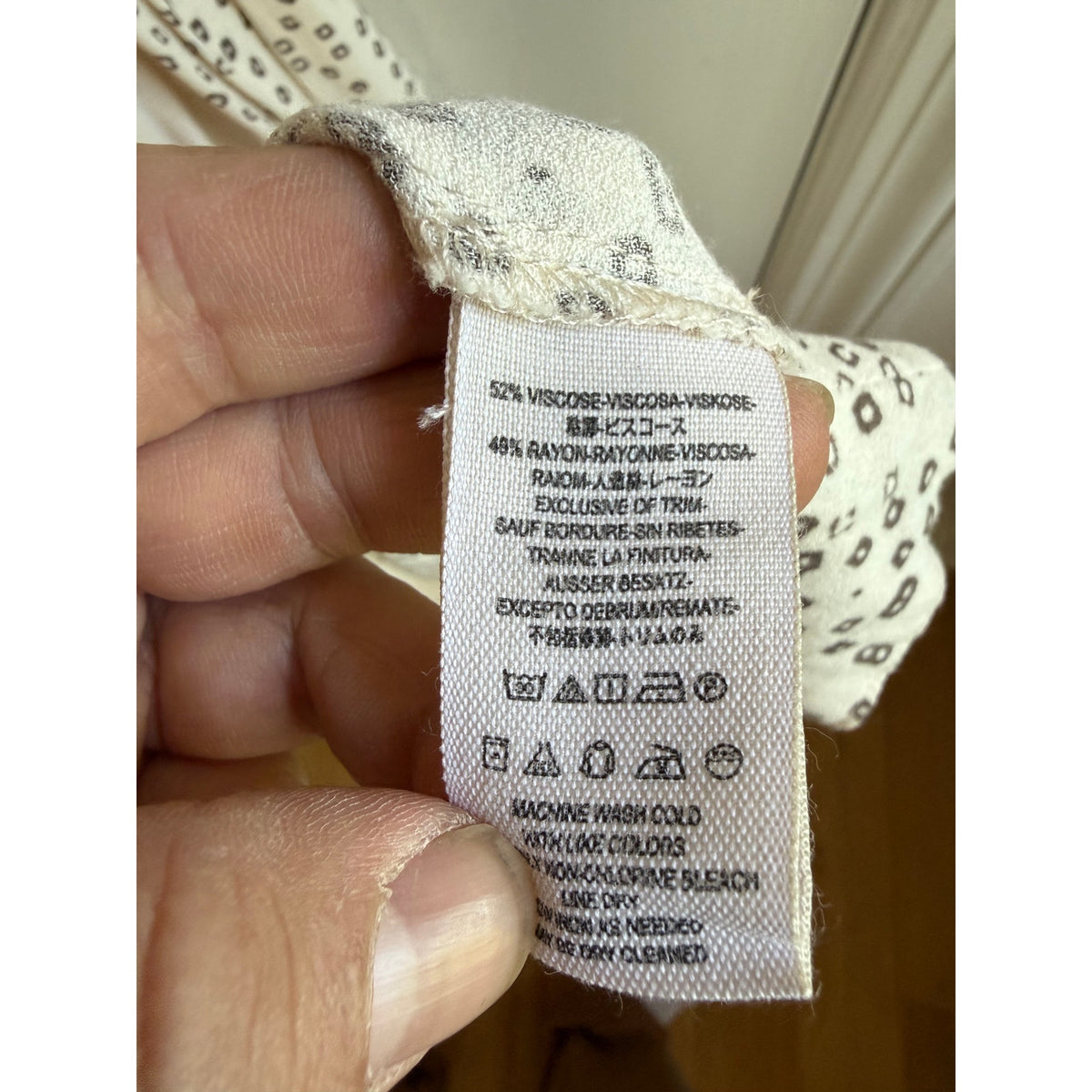 Free People Modern Kimono Maxi Dress Ivory Print Size 0 EUC