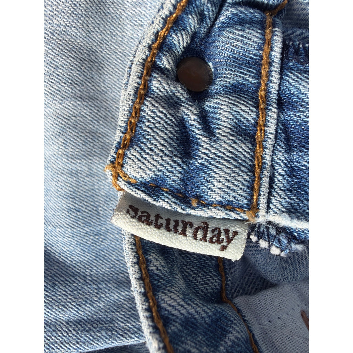 Polo Ralph Lauren Jeans Womens 6L Saturday Style Light Wash Midrise Ripped Blue