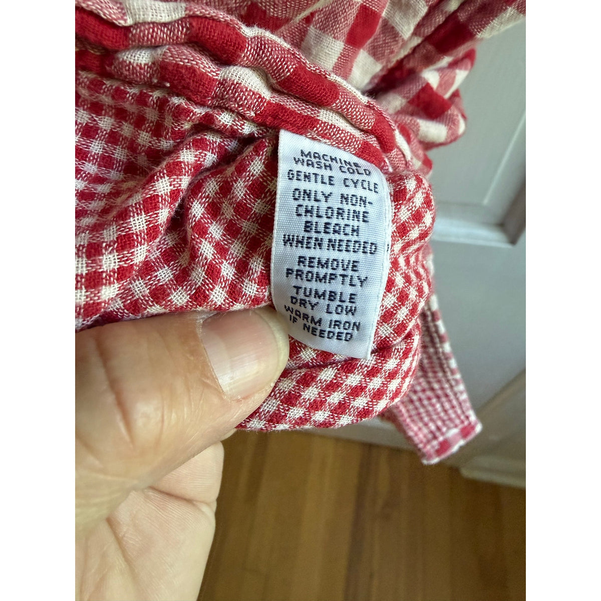 Polo Ralph Lauren Shirt Large Red White Gingham Short Sleeve