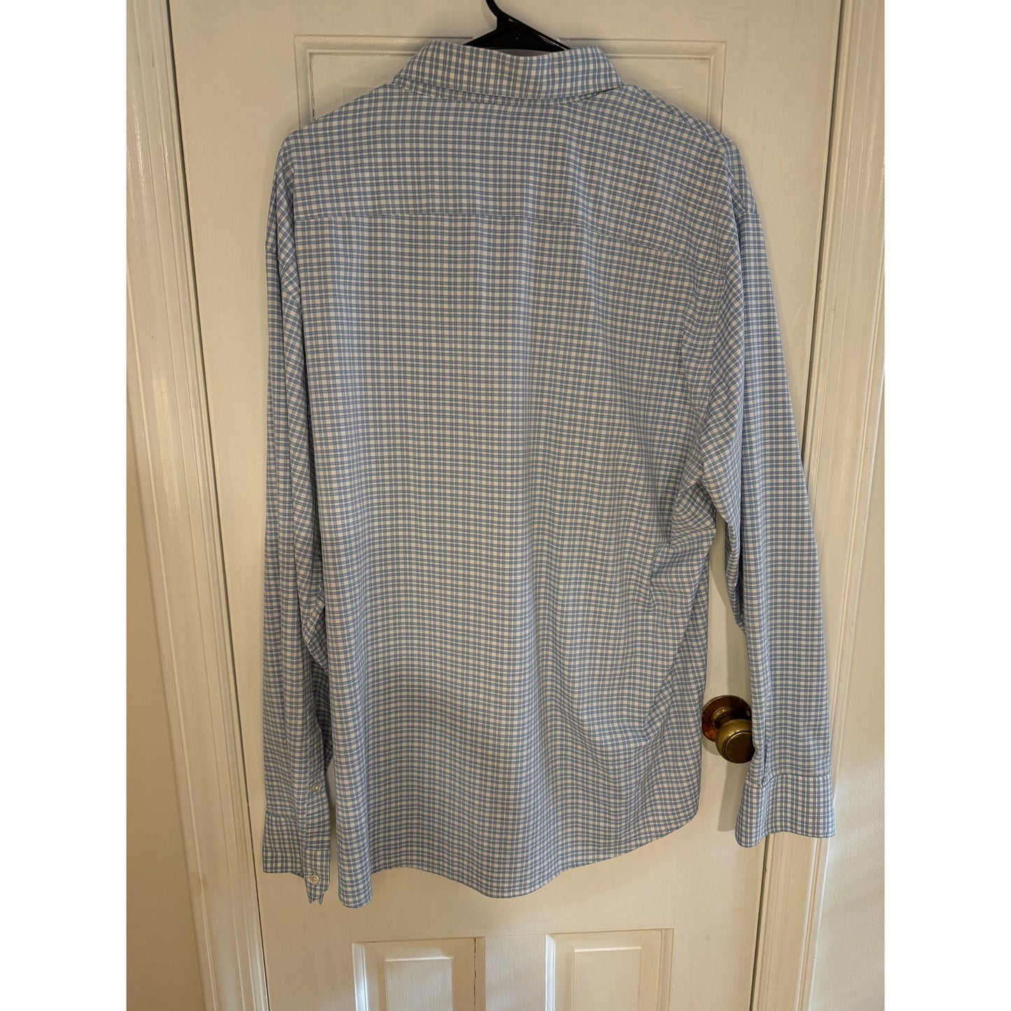 Peter Millar Men's Blue/White Pattern Button Down - XL