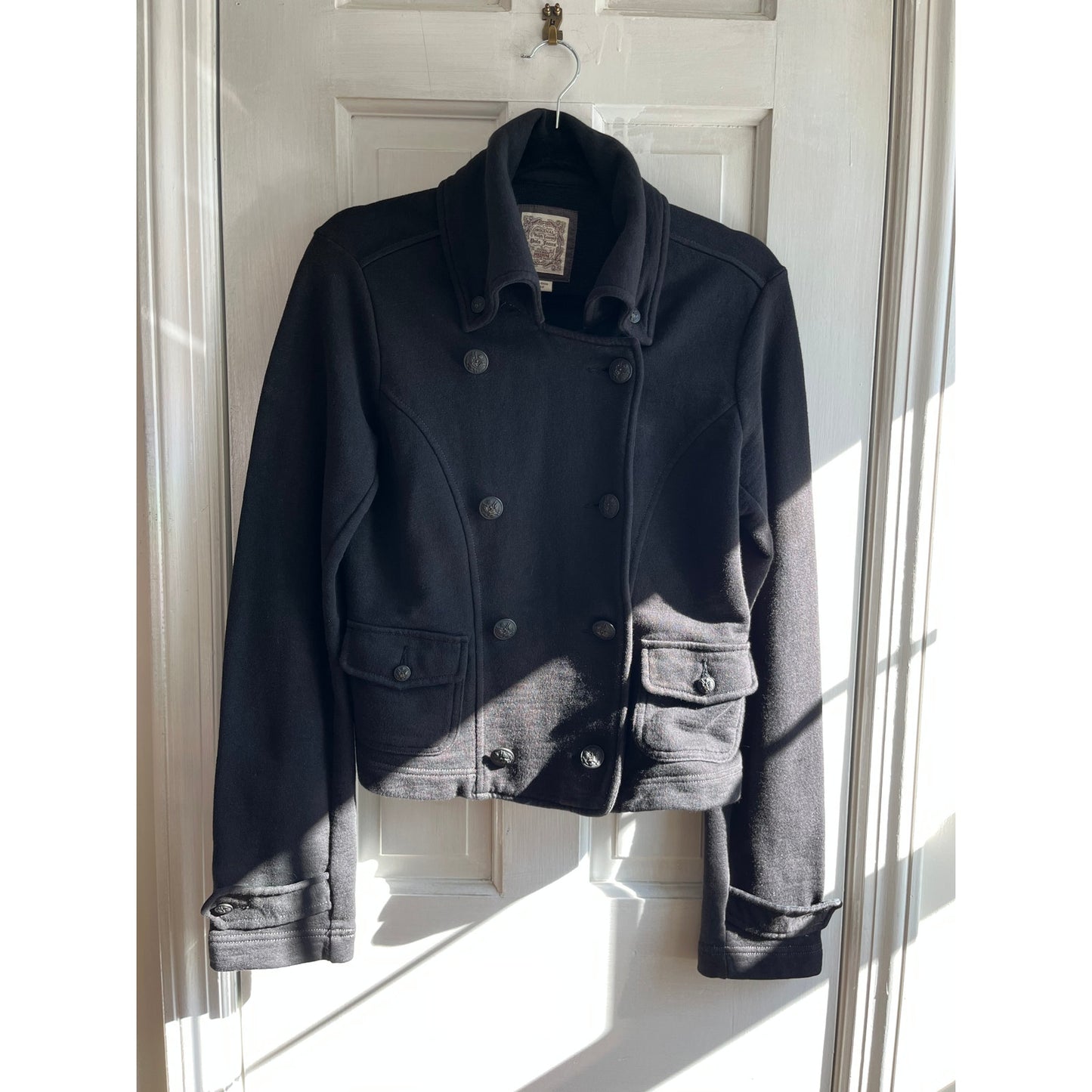 VTG Polo Jeans Co. Ralph Lauren Navy Algodon Peacoat | Anchor Buttons Size M