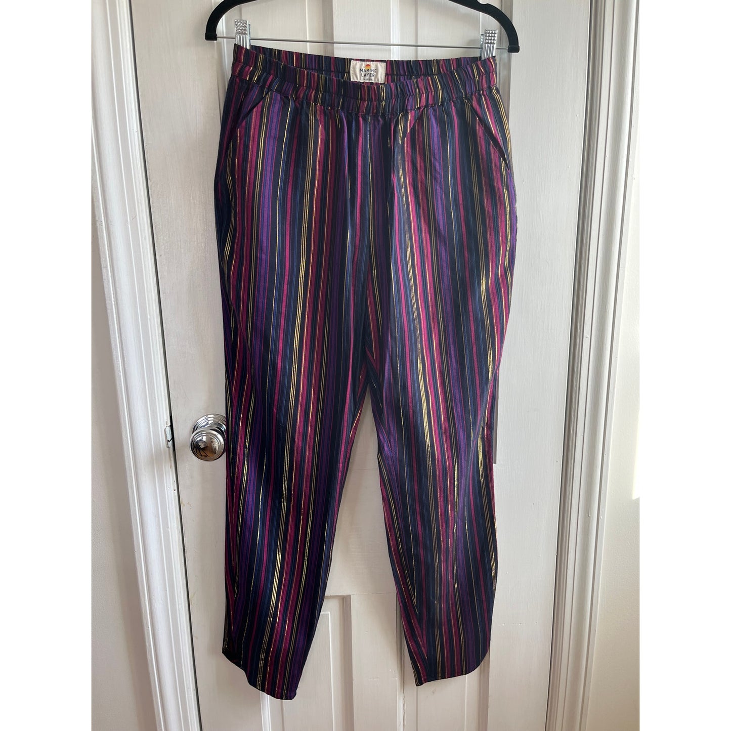 ✨ Marine Layer Allison Pant | Lurex Metallic Stripe XS ✨